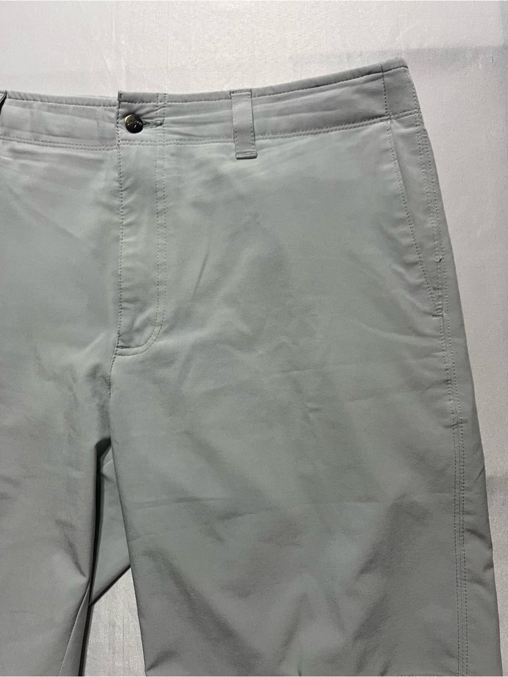 Callaway Men’s 36 Waist Light Gray Golf Stretch Flat Front Chino Shorts